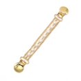 thumbnail image 2 of Tnobhg Ladies Faux Pearl Chain Collar Clip Anti-exposed Brooch Shawl Silk Scarf Buckle Sweater Cardigan Collar Clip, 2 of 8