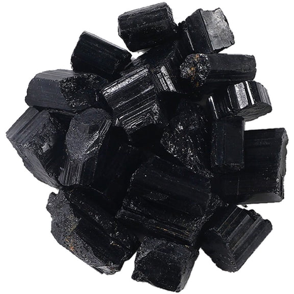 vlrwzc Rough Black Tourmaline Crystals Large Raw Natural Stones Irregular Stone for Energy balancing, Reiki, Jewelry Making, Room Decor, Wire Wrapping, Fountain Rocks