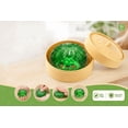 thumbnail image 5 of Green Holographic Dumpling Squishy Stress Ball, Cute Kawaii Face Clear Steamed Bun Squeeze Toy with Mini Steamer Container, Anxiety Relief Desk Fidget Toy for Kids & Adults, 5 of 5