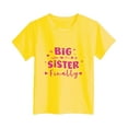 thumbnail image 4 of eileial Shirts for Girls Girls Pleated Oversized T Shirts Kids Summer Short Sleeve Crewneck Casual Tops Tees,Yellow 9-10Years, 4 of 5