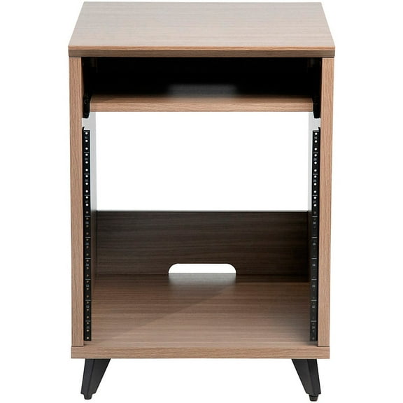 Gator Frameworks GFW-ELITEDESKRK Elite Furniture Series 10U Studio Rack Table Driftwood Grey
