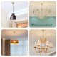 thumbnail image 3 of KAKOWELY 4Ud Canopy Para Colgante De Dorado Con Vintage Para Interiores, 3 of 7