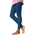 thumbnail image 4 of Ashyfjp Womens Leggings Casual Solid Color Ribbed Knit High Waist Slim Fit Full Length Stretch Pants for Versatile Daily Wear, Size (S-XXL), 4 of 7