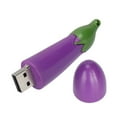 thumbnail image 3 of Unidad flash USB de dibujos animados con apariencia de berenjena, memoria portátil de almacenamiento, 1GB, 3 of 14