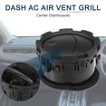 thumbnail image 3 of Panel de ventilación de aire para Ford F-250 Super Duty 2011-2016, rejilla de aire acondicionado duradera, negra, 1 pieza, 3 of 6