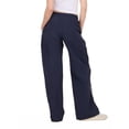 thumbnail image 4 of Forever 21 Women's Nylon Wide Leg Pant with Lace Trim, Sizes XS-XL, 4 of 5