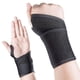 thumbnail image 1 of Muñequera atlética ajustable para hombres y mujeres (negro/1 par),11 Feliz Sencillez, 1 of 4