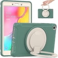 thumbnail image 1 of Shockproof TPU + PC Protective Case with 360 Degree Rotation Foldable Handle Grip Holder & Pen Slot For Samsung Galaxy Tab A 8.0 2019 T290, 1 of 5