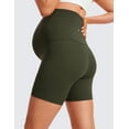 thumbnail image 4 of CRZ YOGA Womens Butterluxe Maternity Yoga Biker Shorts with Pockets 5 Inches, 4 of 5
