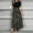Dark Gray, variant on Maxi Dresses for Women Flowy Puff Sleeve Floral Church Dresses Vestidos Elegantes Summer Dresses Casual Trendy Formal Dresses with Belt