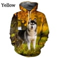 thumbnail image 4 of Nuevas sudaderas con capucha con estampado 3D de perro husky para hombre, sudaderas con gráficos de animales, sudaderas de moda de manga larga, ropa para mujeres y niños, 4 of 4