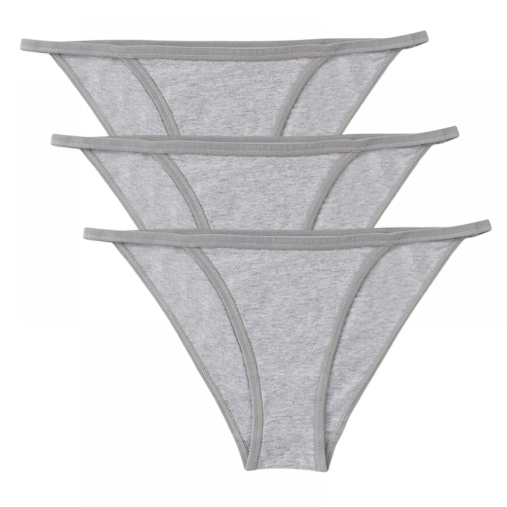 Women'secret 3 Cotton Panties Pack Grey Women Briefs