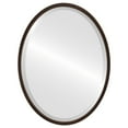 thumbnail image 1 of London Framed Oval Mirror - Rubbed Bronze - 17" x 21", 1 of 7