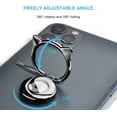 thumbnail image 2 of Cat Cell Phone Ring, 2 Pieces Ring Holder Ultra Thin 3mm 360 Degree Rotation Phone Ring Holder Smartphone Universal Phone Ring Compatible with Huawei and Other Smartphones, 2 of 5