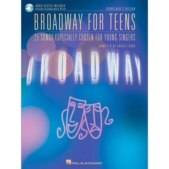 Hal Leonard Broadway for Teens Young Men's Edition-Book + Audio Online