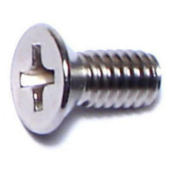 #8-32 x 3/8" 18-8 Stainless Phillips Flat Head Machine Screws (24 pcs.)