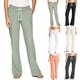 thumbnail image 2 of Pantalones de playa de algodón y lino para mujer, 2 of 3