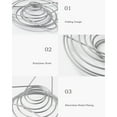 thumbnail image 3 of Support de Filtre à Café Pliable Style Hélice en Acier Inoxydable Réutilisable, 3 of 7