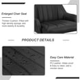 thumbnail image 4 of Juego de 4 taburetes de bar VECELO con altura regulable, color negro, 4 of 7