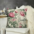 thumbnail image 2 of Vintage Farmhouse Flower Pillow Covers  Retro Farmer's Market Truck Fresh Blooms Flower Farm Home Décor Throw Pillow Case Cushion Cover for Sofa, 2 of 5
