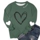 thumbnail image 5 of Tops de Manga Larga de las Mujeres Blusa Suelta Impresa Casual Cuello Redondo Sudaderas sin Capucha Suaves Cómodas Cuatro Estaciones Desgaste de Manga Larga para las Mujeres, 5 of 6