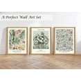 thumbnail image 2 of Induslyfe Framed Sage Green Vintage Wall Art Canvas Decor Set of 3, Matisse Wall Art Prints Posters Mid Century Modern Art, Van Gogh Floral Botanical wall art, bathroom, bedroom, living room 12x16, 2 of 7