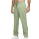 thumbnail image 1 of Pantalones casuales de longitud completa para hombre, con bolsillo y cordón, color sólido, cintura elástica, pantalones cortos para hombre, 1 of 8