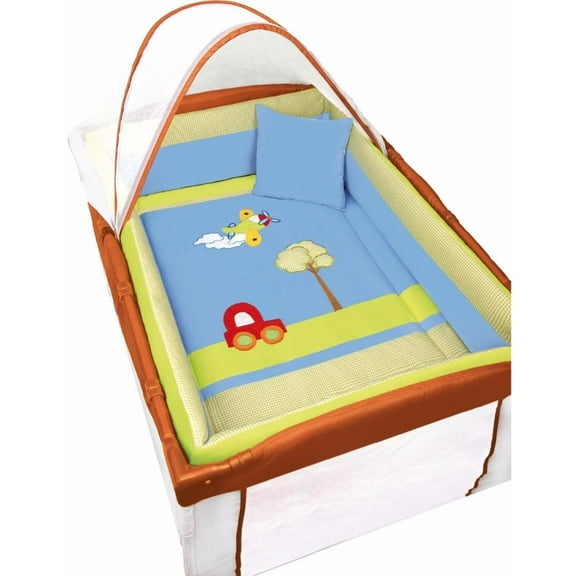 Set De Edredón Para Corral/Minicuna Baby Baby Carritos