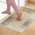 thumbnail image 2 of Unique Bargains Luxury Bath Floor Mats Soft Absorbent Bath Rugs Quick Dry Green 16" x 24", 2 of 7