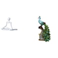 thumbnail image 1 of Estatua de con pensamiento creativo, figura decorativa, escultura abstracta, colección única de animales, elegante adorno de mesa para la en, 1 of 8