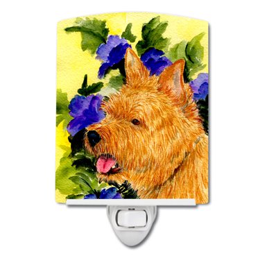 Norwich Terrier Ceramic Night Light