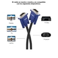 thumbnail image 2 of Cable VGA A VGA VIMI 3 Metros Para Laptop PC proyector, 2 of 10