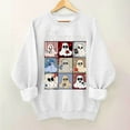thumbnail image 2 of DDAPJ pyju Halloween Ghost Sweatshirt for Women Funny Pumpkin Shirts Spooky Season Graphic Pullover Hocus Pocus Long Sleeve Crewneck Tops F-White L, 2 of 5