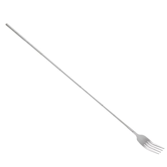 YSNOOWE 1Ud Tenedor Para Barbacoa De Inoxidable Resistente Y Retráctil Con Mango Color