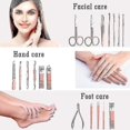 thumbnail image 3 of Nail Clippers Sets Pedicure Kit - Stainless Steel Nail Cutter Nail File Sharp Nail Scissors And Clipper Manicure Pedicure Kit With Portable Sty, 3 of 5