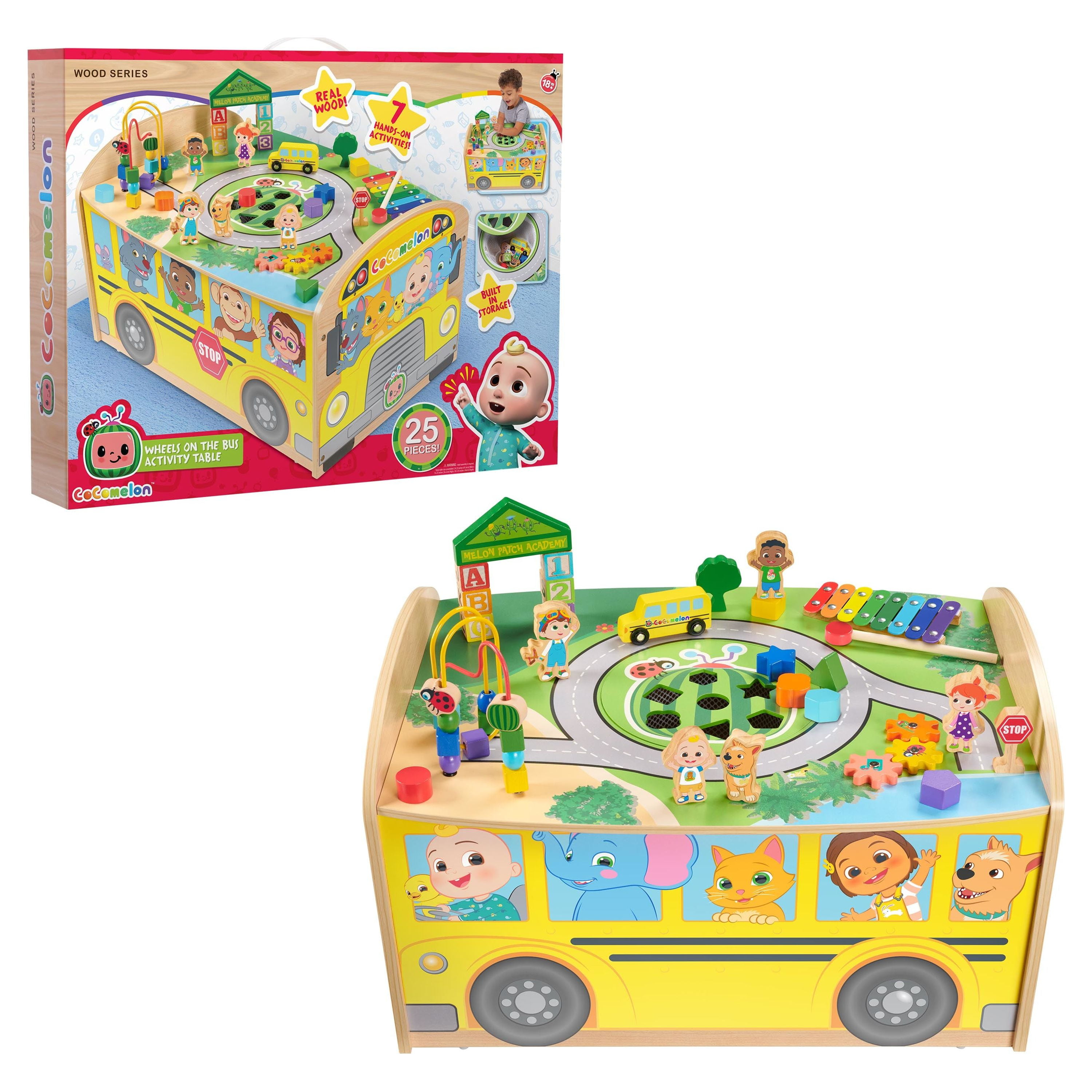 Battat wooden best sale activity school bus