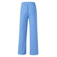 thumbnail image 6 of Hfolob Men's Pants Linen Casual Trouser Spring Autumn Cotton Linen Casual Trouser Classic, 6 of 6