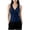 Navy, variant on ZVNAΖH Women's Petite Ribbed Knit V-Neck Henley Tank Top Slim Fit Stretch Sleeveless Camisole, S-XL
