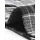 thumbnail image 5 of CHALECO Vintage a Cuadros INSPIRE CHIC para Mujer, Cuello en V, de Un Solo Botón, Sin Mangas, Espalda Racer, Talla M, Negro y Blanco, 5 of 6