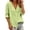 Green, variant on Casual Oversized Button Down Shirt Long Sleeve Pure Color Open Front Blouse Comfortable Loose Fit