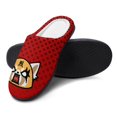 thumbnail image 4 of Mens Cozy Slippers Aggretsuko Warm Soft Plush Slipper Slip-on House Shoes for Home Indoor Outdoor, 4 of 7