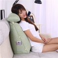 thumbnail image 5 of Cojín de lectura para sofá, silla de oficina, cama Con refuerzo, cojín de lectura Verde, 454,820 cm + Diámetro de la almohada redonda pequeña 16 cm, 5 of 5