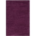 thumbnail image 3 of SAFAVIEH Santa Monica Chelsey Solid Shag Area Rug, Purple, 4' x 6', 3 of 10