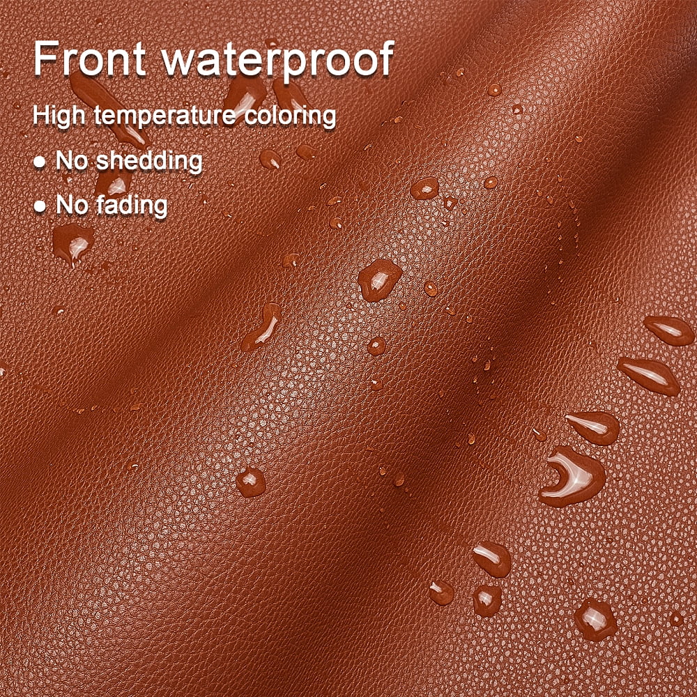 1 Roll Imitation Leather Fabric for Garment Accessories Sienna 135x30x0.12cm