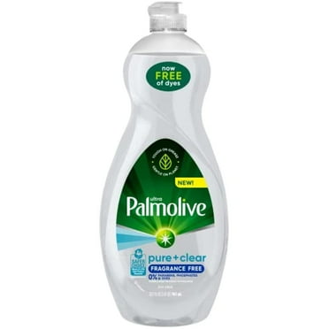 Palmolive Ultra Dishwashing Liquid Dish Soap, Pure   Clear Fragrance Free - 32.5 Fluid Ounce, Pack of 9