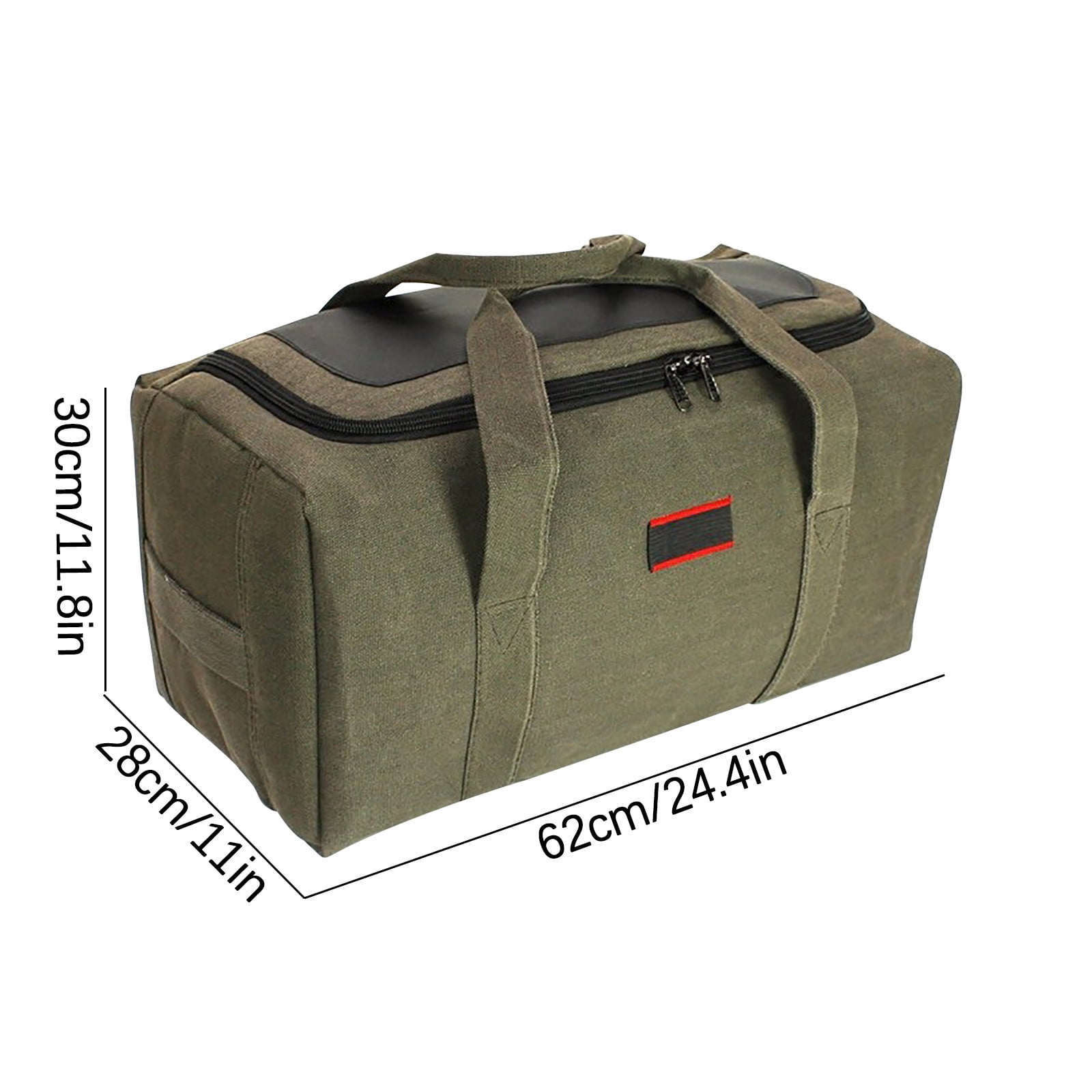 VALSEEL Large Capacity Canvas Hand Luggage Bag, Travel Bag, Men's Moving Bag, Outdoor Self Driving Tent, Sleeping Bag, Equipment Bag