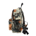 thumbnail image 4 of FORMRS Kids School Backpack with Front Zippered Pocket 12" Student Travel Daypack, Gray Floral Pattern, 4 of 6