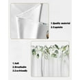 thumbnail image 5 of Swag Curtains, Spring Red Flowers Rose Floral Green Eucalyptus Rod Pocket Kitchen Curtains Valances Tier Curtains Swag Valance Curtains for Bedroom Living Room 36" x 36", 2 Panels, 5 of 6
