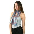 thumbnail image 2 of NYFASHION101 Women's Versatile Floral Inspired Sheer Headwrap Scarf - 1445PNBL, 2 of 3