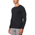 thumbnail image 2 of 32 DEGREES Heat Men's Long Sleeve Crew Neck Tee XX-Large, Black, 2 of 3